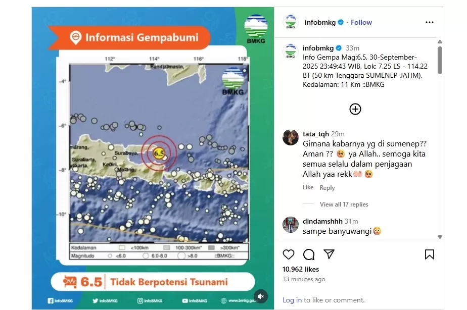 Gempa Dahsyat Jawa Timur Guncangan Mencekam Banyuwangi Malang Merasakan Apa Selanjutnya