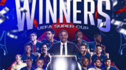 Lucas Chevalier Gemilang Bawa PSG Juara Super Eropa Perdana Sejarah Baru